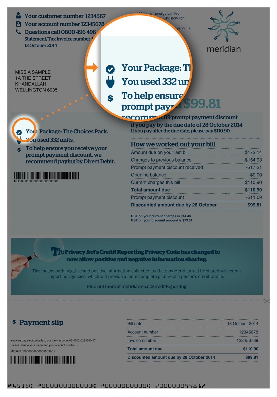 Understanding Your Bill Energy Pack