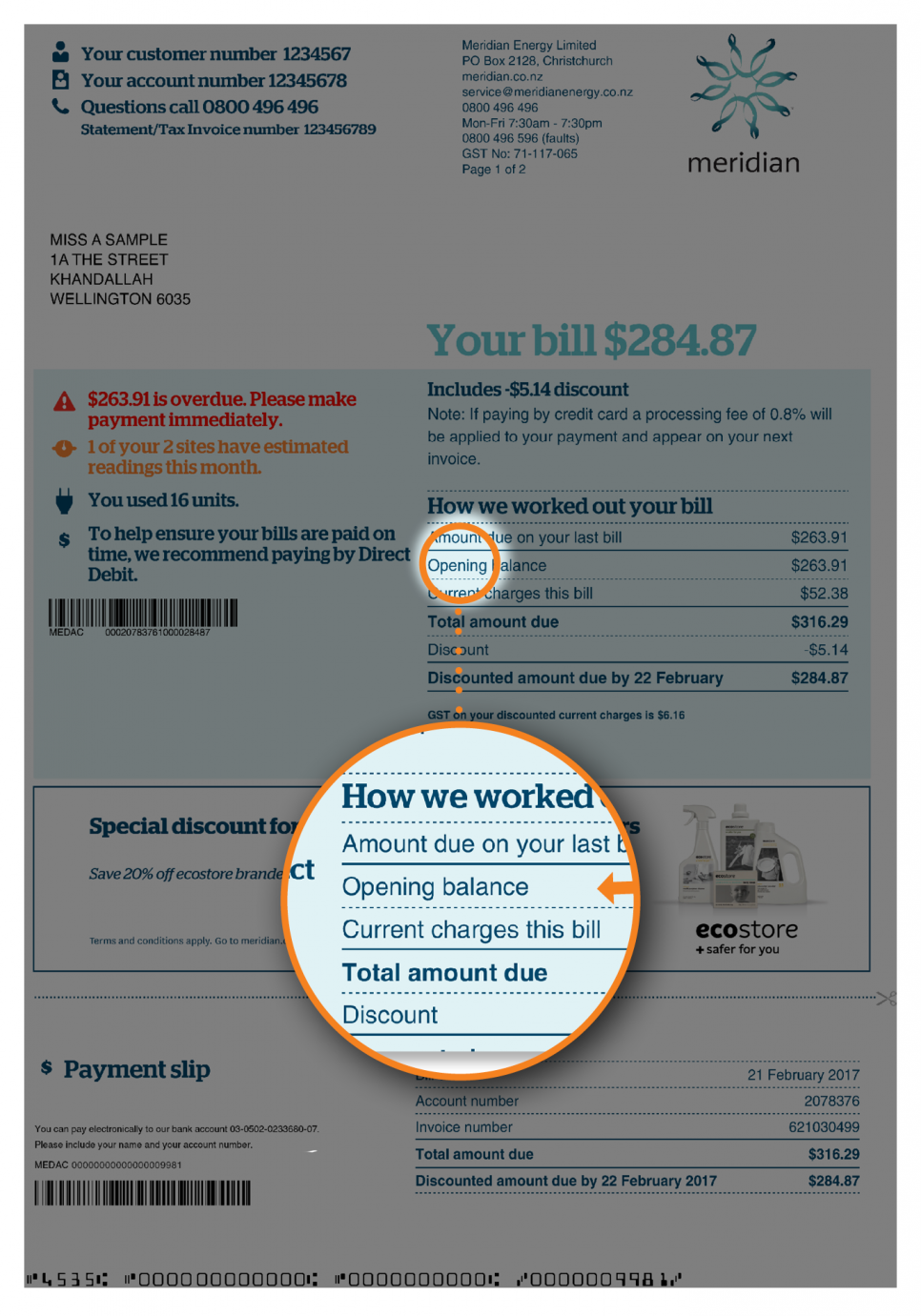 ED 9288 Understanding Your Bill October 20184