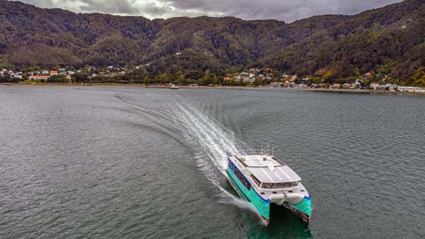 Meridian Energy electric ferry sea trials
