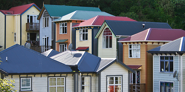 Residential houses signed up to Meridian residential power plans in Wellington
