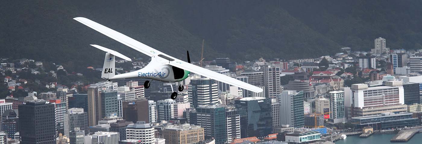 Electric Air over Wellington