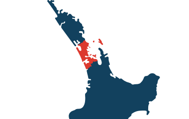 Map of Auckland