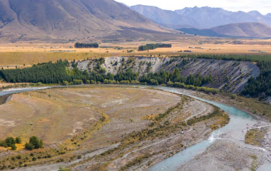 River in the hills