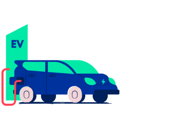 Zero EV charging network illustration