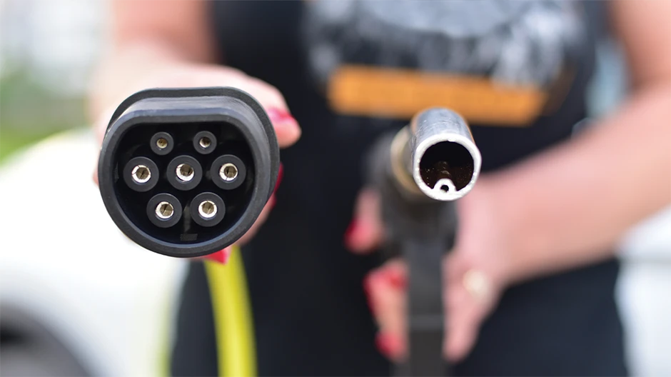  EV charger vs petrol