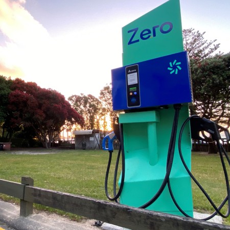 Zero EV charging station Wellington
