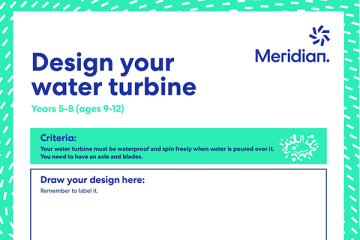 Design your water turbine